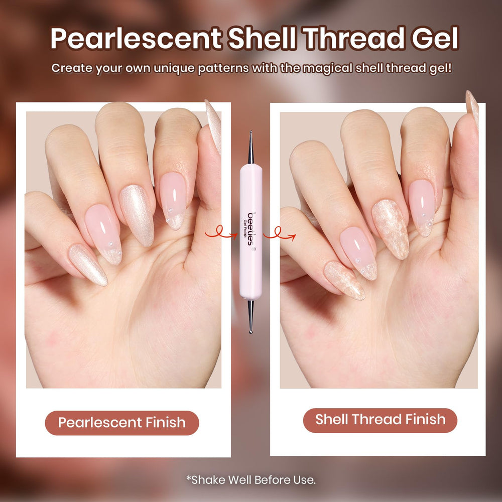 Swatches on natural nails demonstrating rich finish and longevity