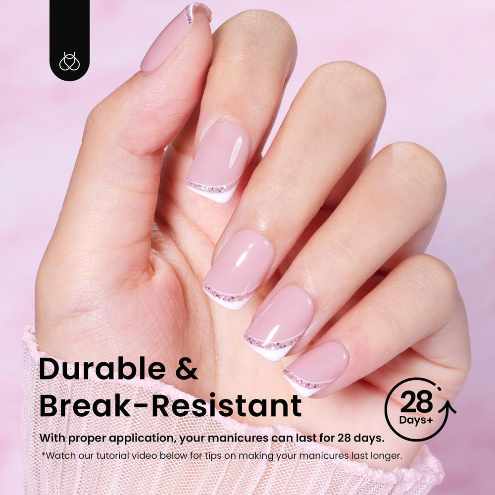 Beetles Gel Nail Tips aplicación casera: fácil de usar y sin complicaciones.