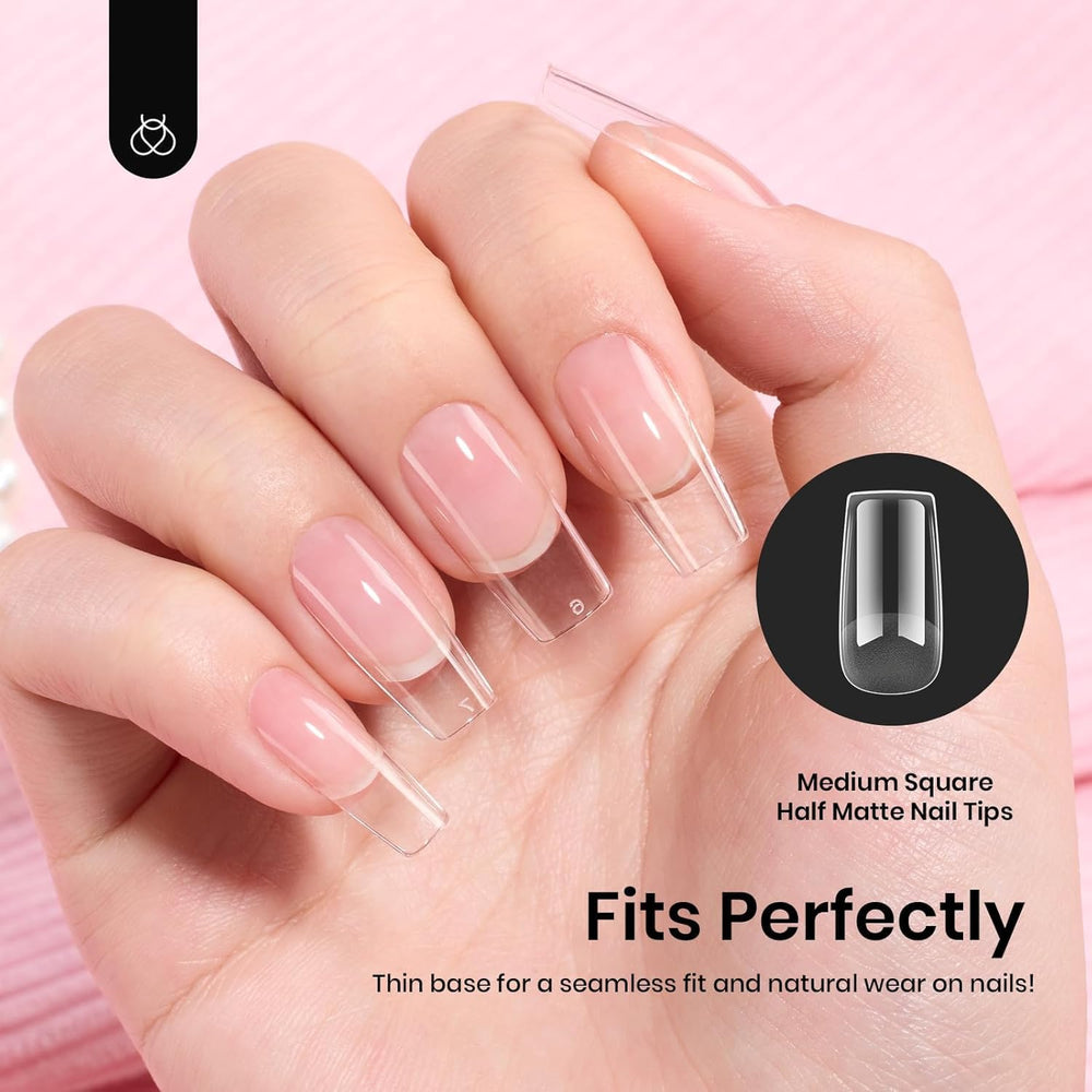 Beetles Gel Nail Tips Etch-X: resistencia al quiebre para uñas extendidas duraderas