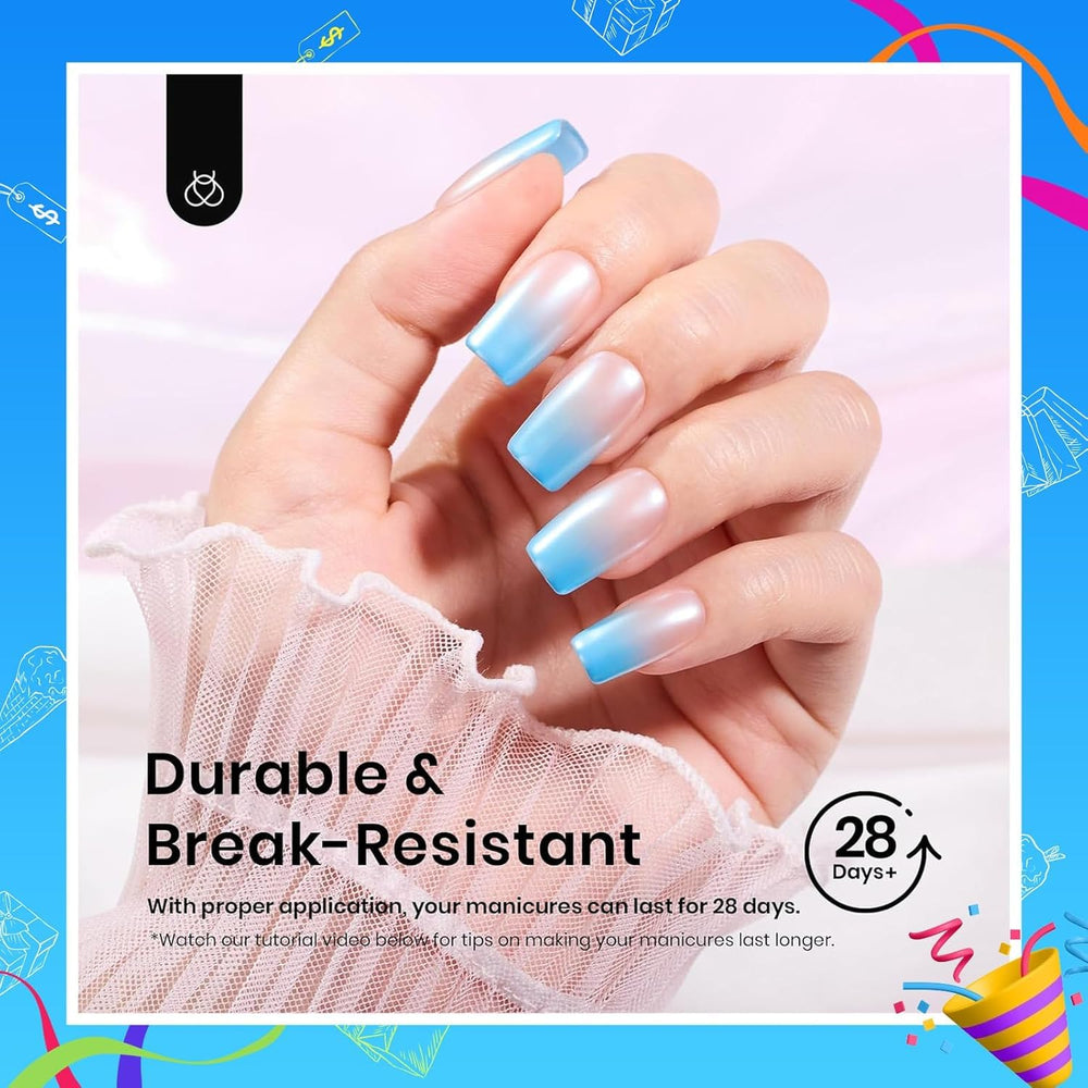 Beetles Gel Nail Tips Etch-X ideal para salón o uso en casa.
