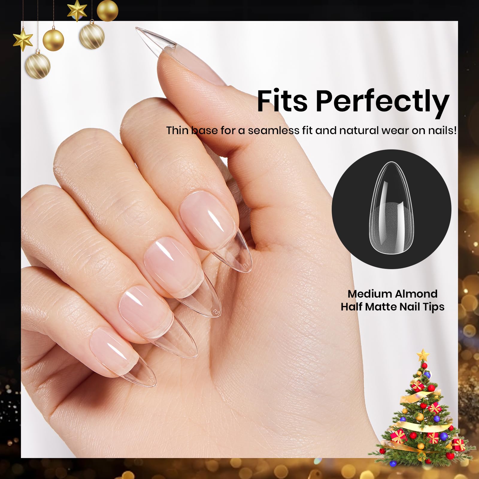 Beetles Gel Nail Tips Instalacion Facil para aplicacion rapida