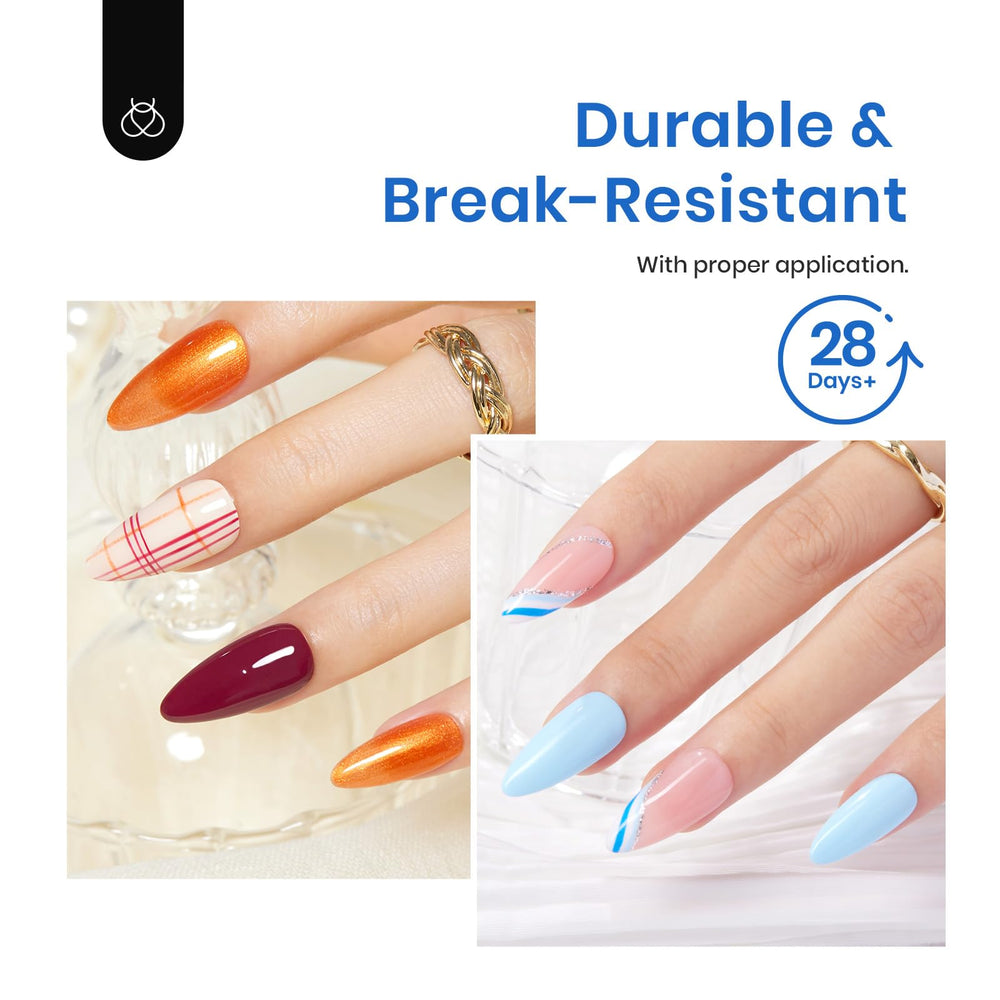 Beetles Gel Nail Tips kit DIY, perfecto para salones y uso en casa
