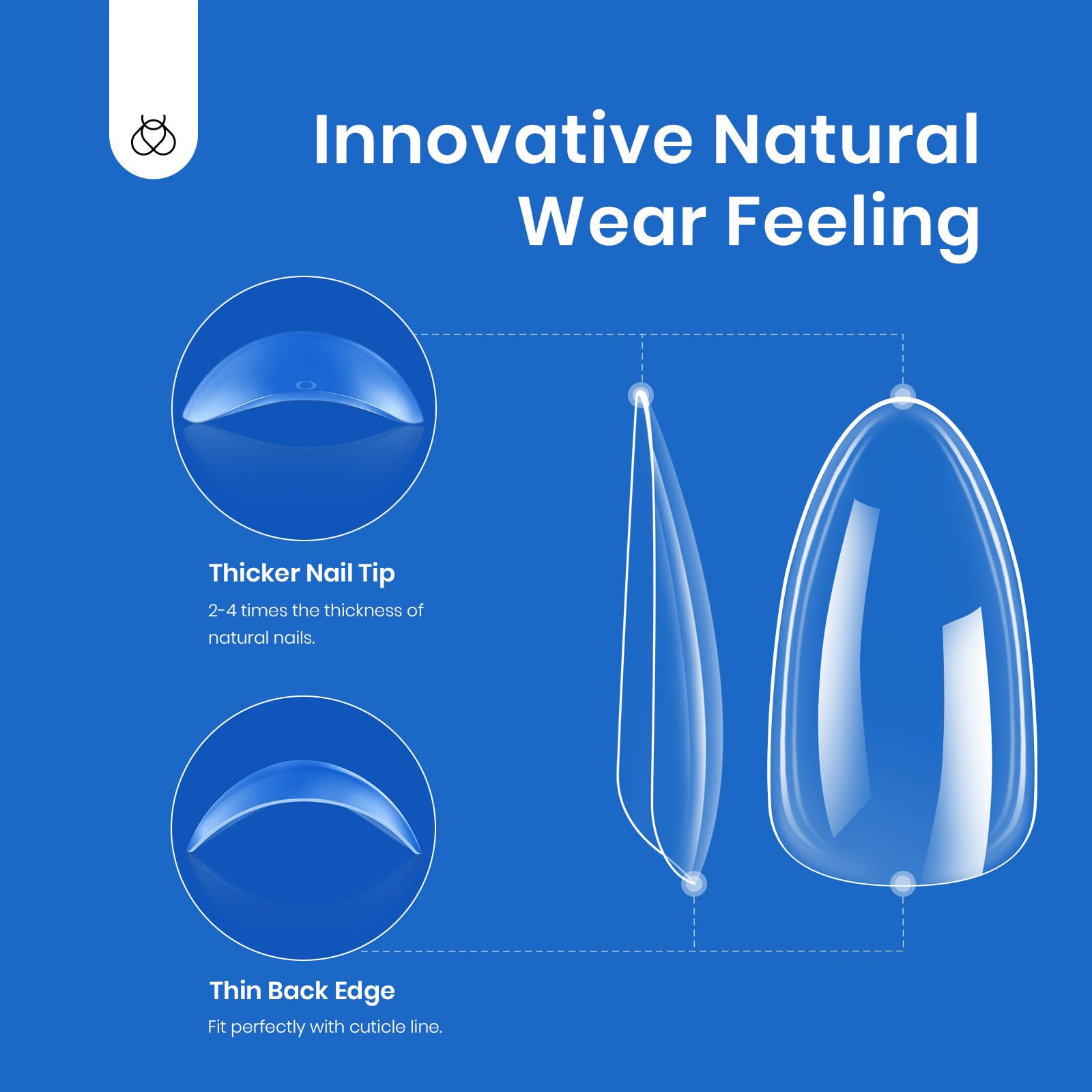 Beetles Gel Nail Tips: puntas resistentes a roturas para uñas extendidas.