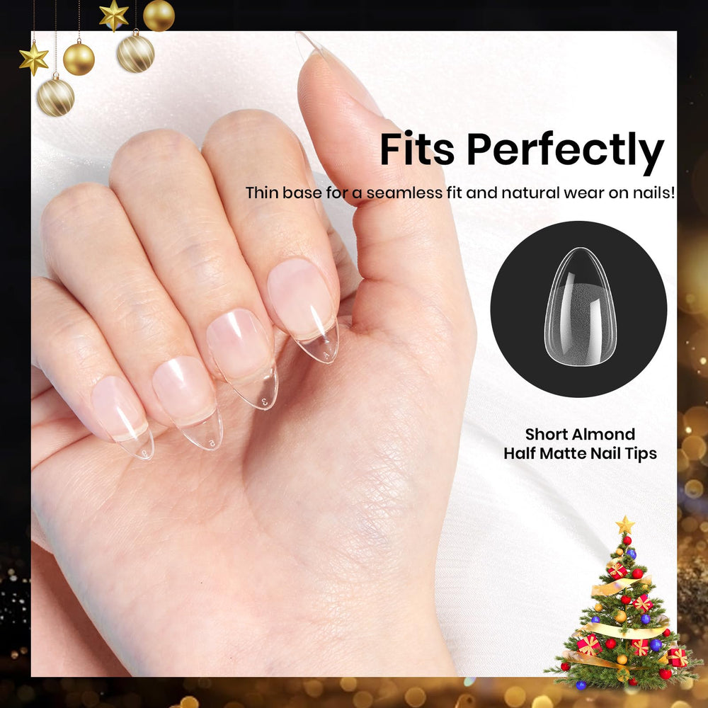 Beetles Gel Nail Tips thin edges blend with natural nails for seamless wear.