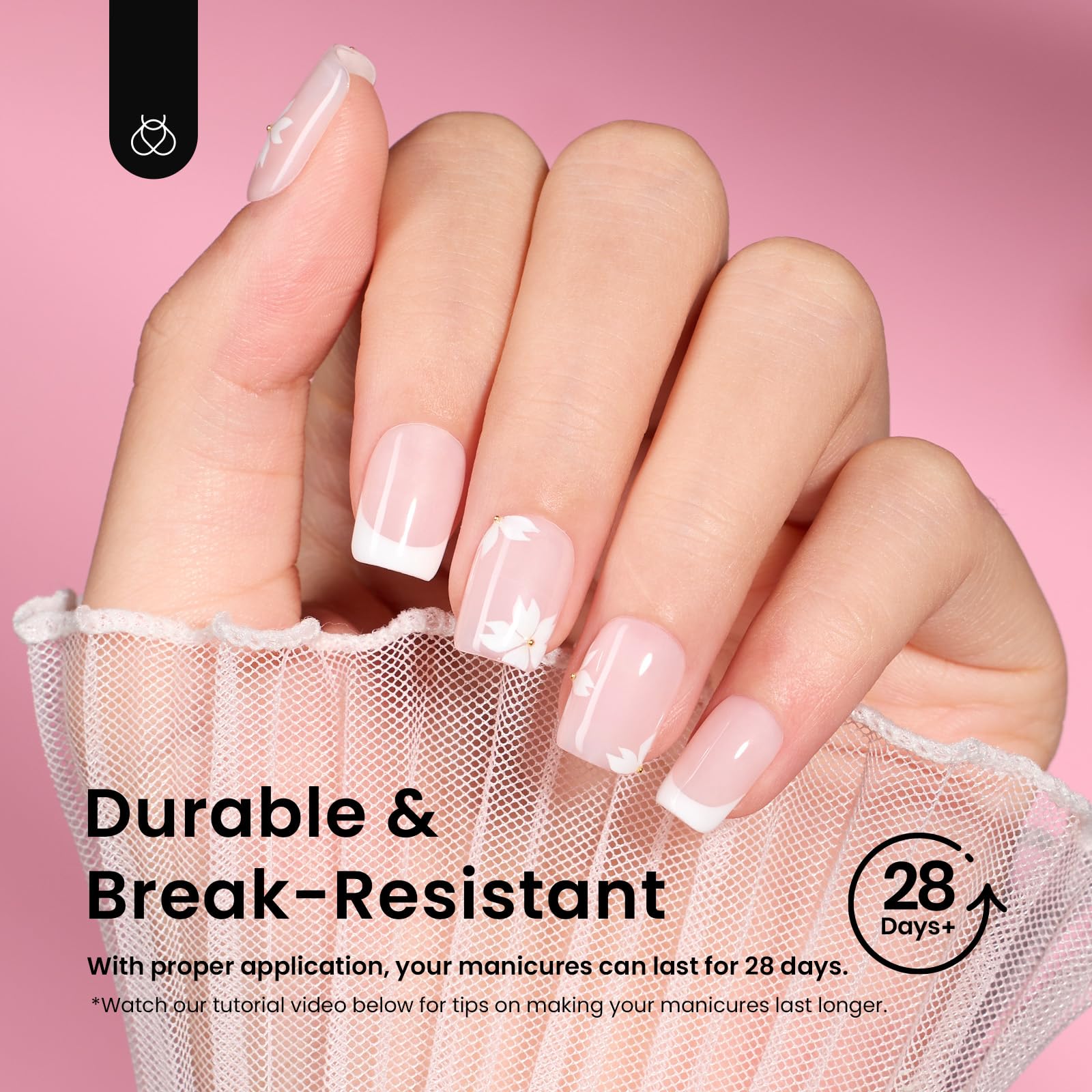 Beetles Gel Nail Tips ideales para manicura DIY en casa.