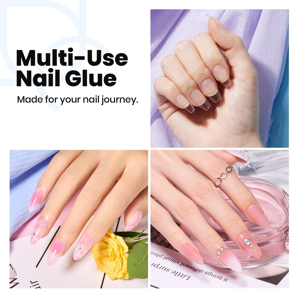 Beetles Gel Pegamento Uñas: envase de 10 ml para uso fácil.