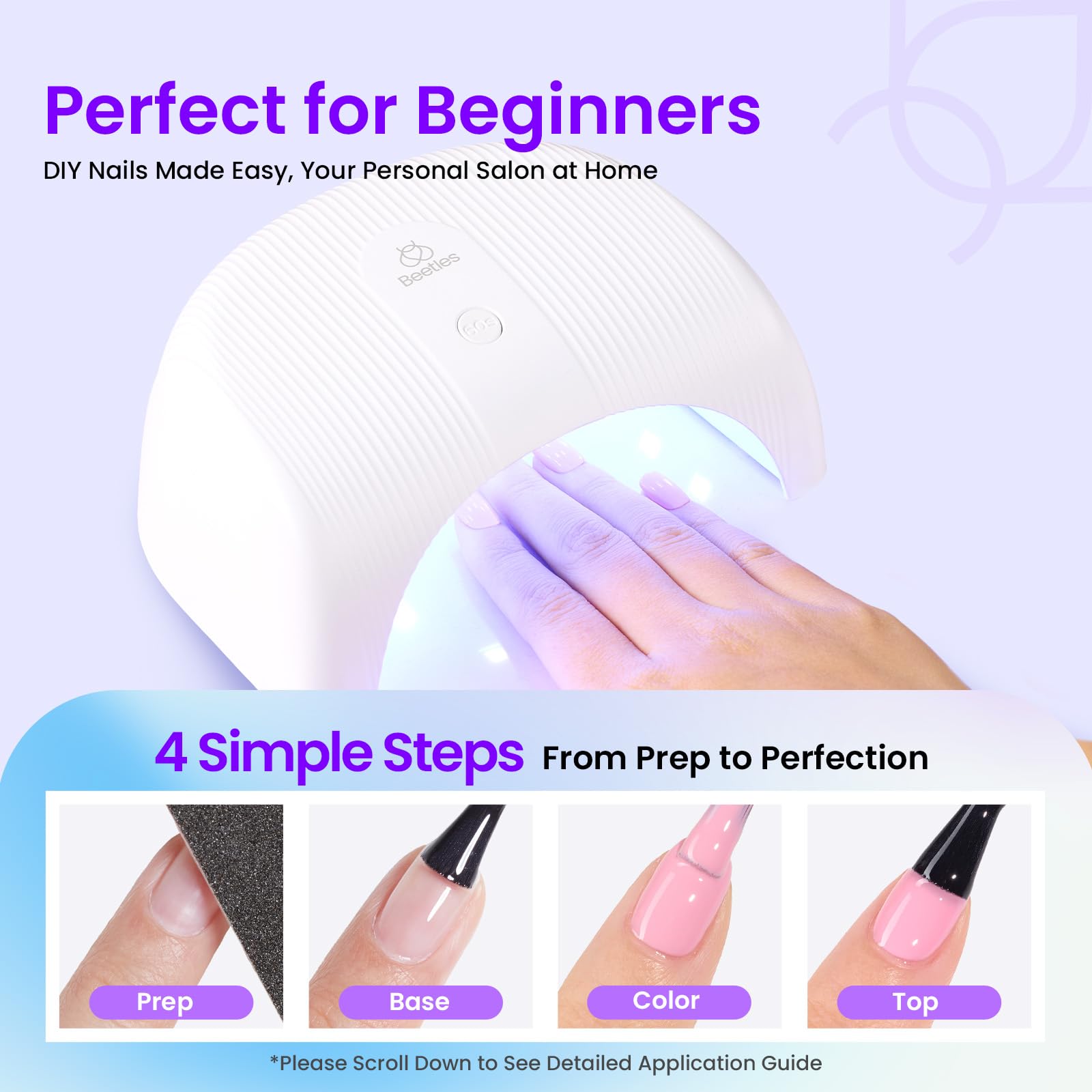 Beetles gel polish 20 colors with glossy finish for durable shine