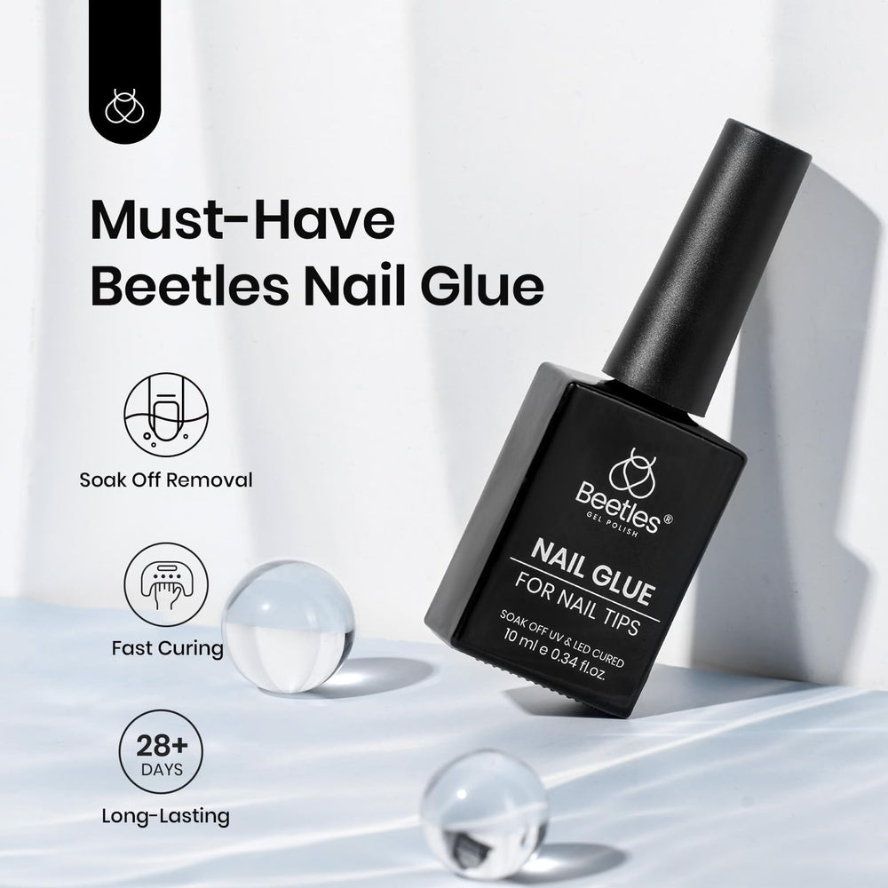 Beetles 9-in-1 brush-close-up highlights self-leveling formula for even coverage.