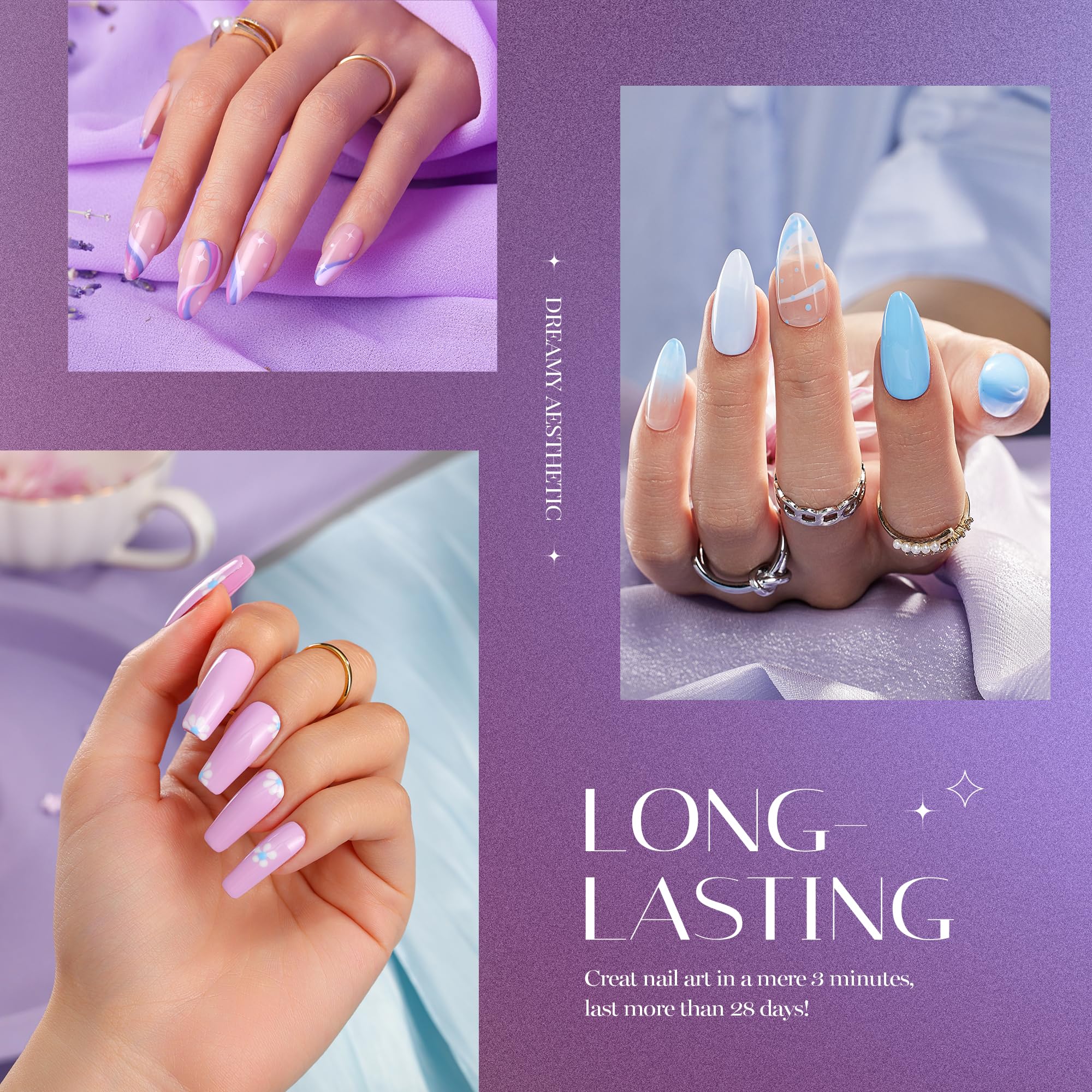 Beetles Gel Polish aplicación fácil, ideal para usos en casa.