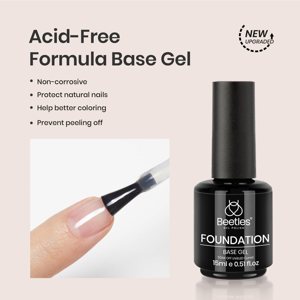 Beetles Gel Polish: base coat pegajosa para adherencia de la siguiente capa