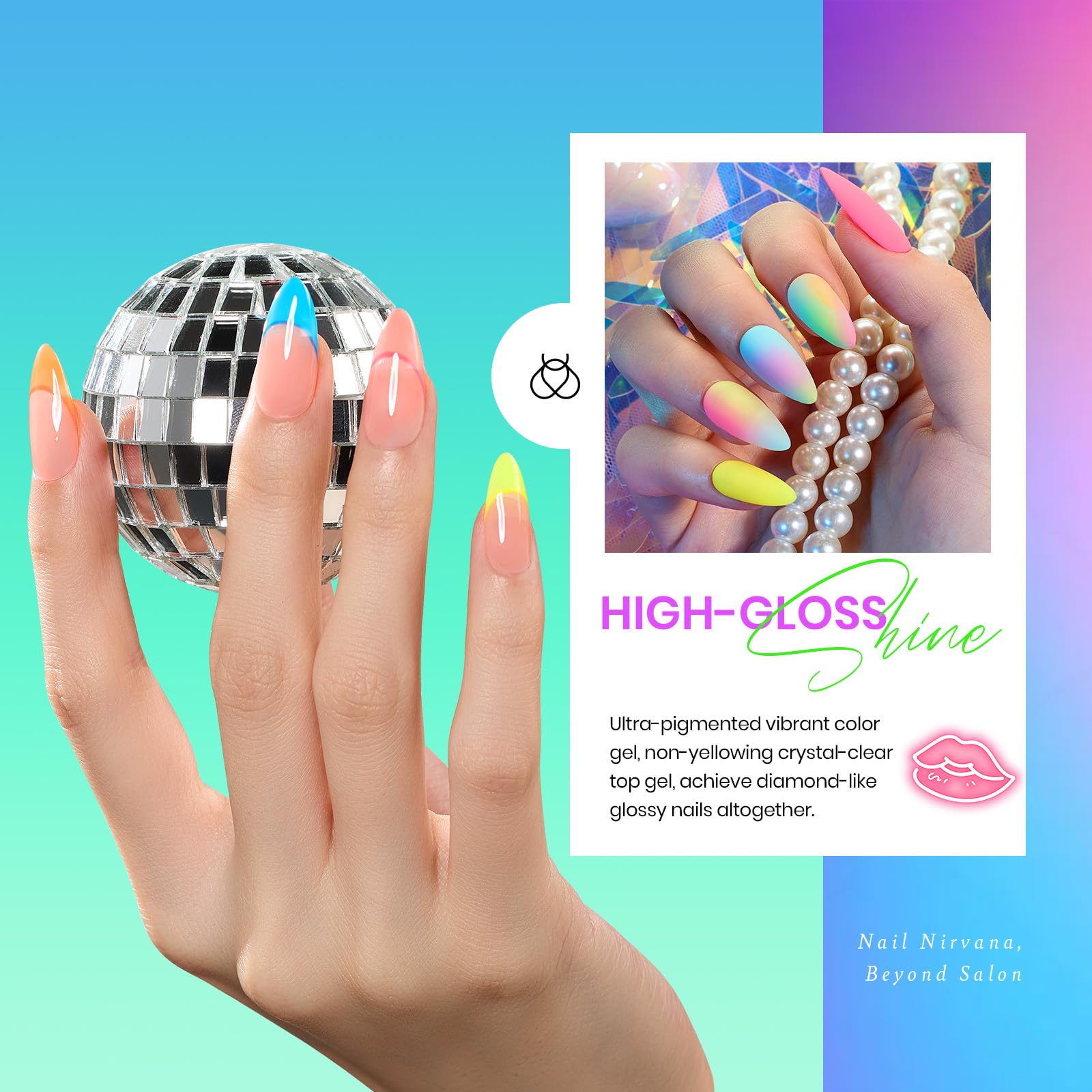 Beetles Gel Polish: botes neon de 20 colores para un diseño creativo y versátil.