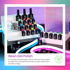 Beetles Gel Polish: caja regalo elegante para sorprender con manicuras brillantes y colores neon.