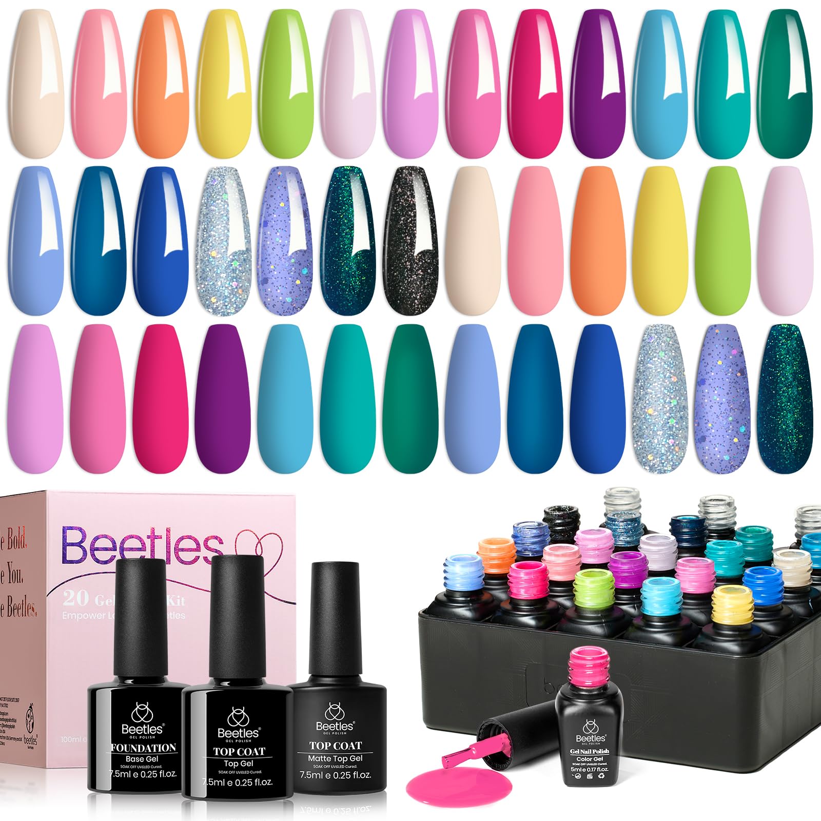 Beetles Gel Polish: envase de 5 ml y colores duraderos