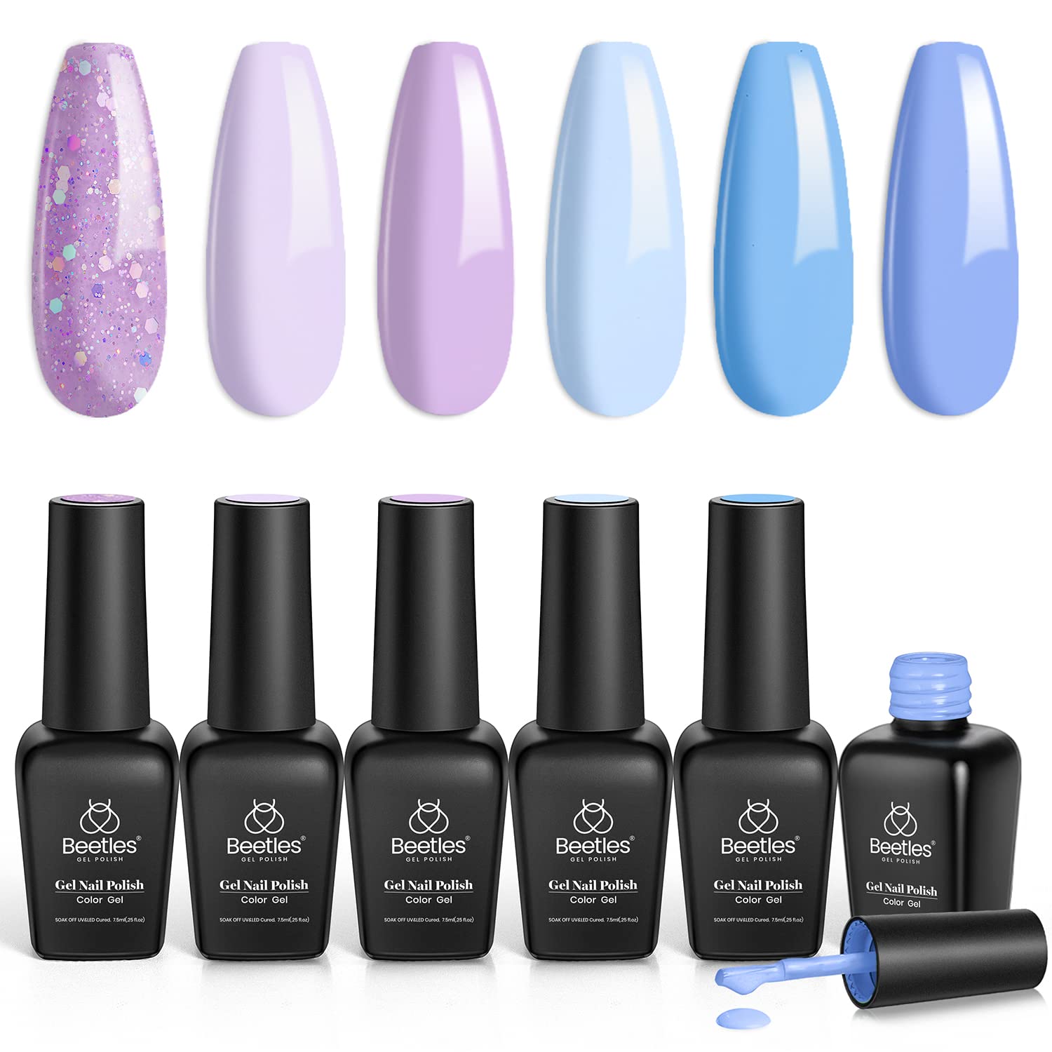 Beetles Gel Polish kit DIY para uñas en casa, práctico y versátil.