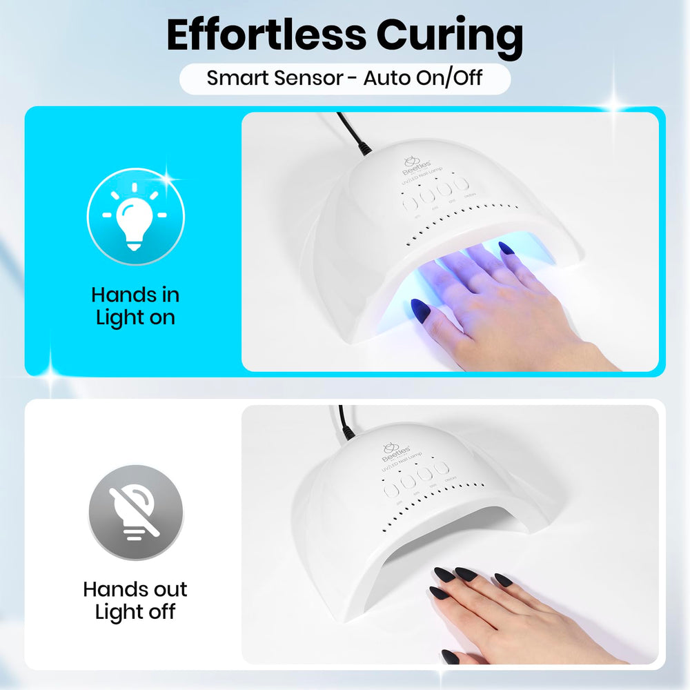 Beetles gel polish lamp 30-second setting for light gels and polish