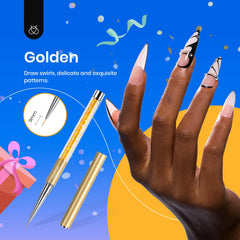 Beetles Gel Polish liner brush 11mm for wider decorative lines.