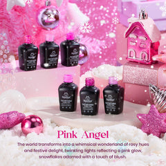 Beetles Pink Angel botellas UV/LED para curado rápido