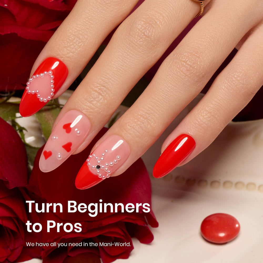 Beetles esmalte gel rosa Barbie brillos para un look moderno
