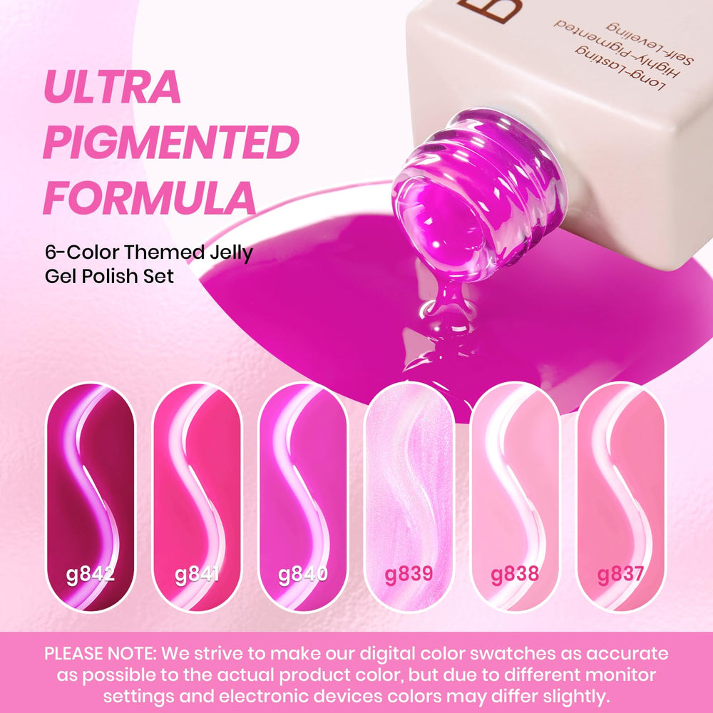 Beetles gel rosa Uso diario, perfecto para estilos románticos