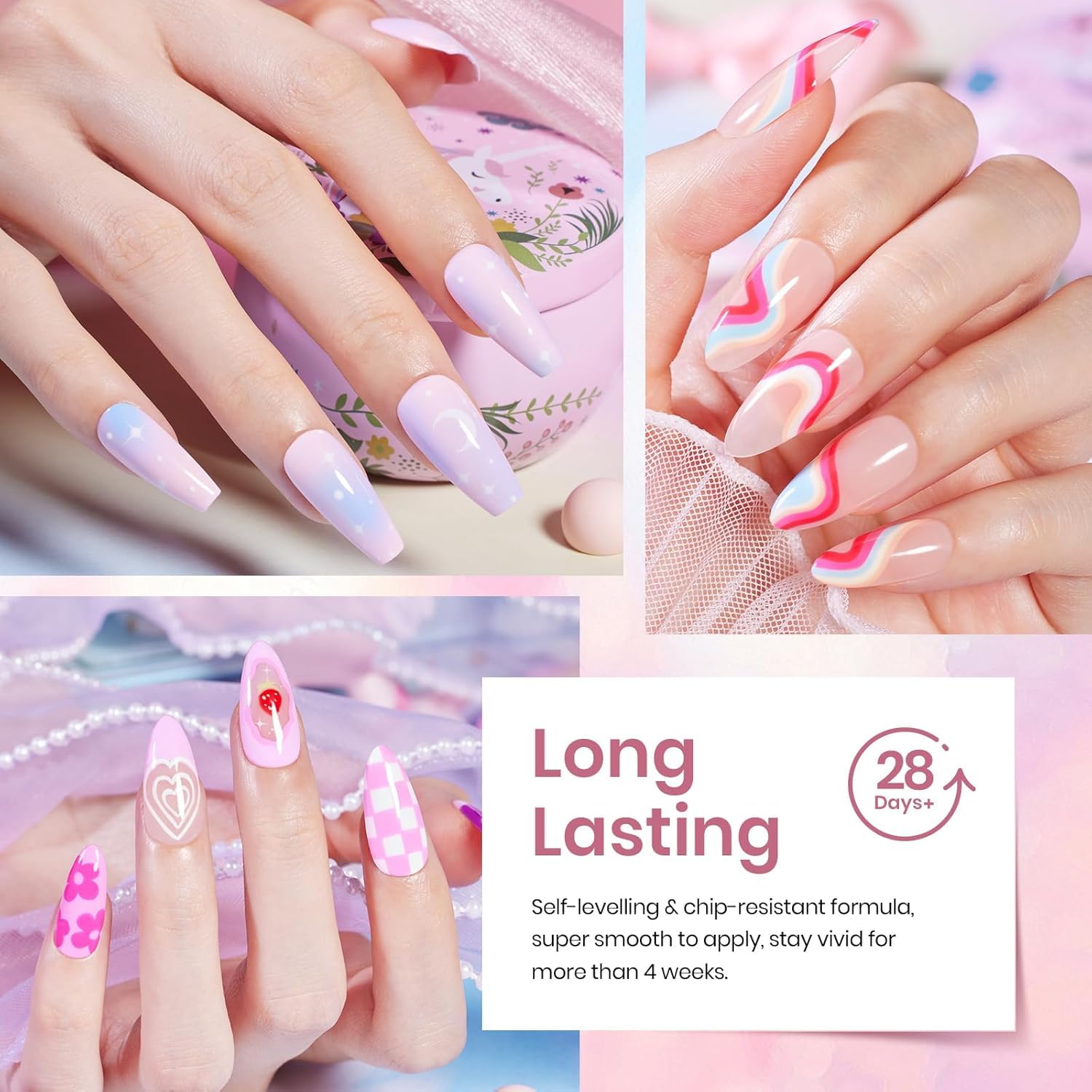 Beetles gel polish self-leveling formula for even coverage