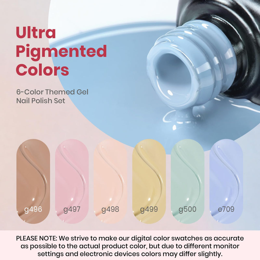 Beetles Gel Polish Soft Echo, tono amarillo pastel, ideal para manicuras primaverales