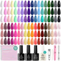 Beetles Gel Polish Set Vivid Seasons – 36 Spring Colors + Base & Top Coat, UV/LED Soak-Off Kit