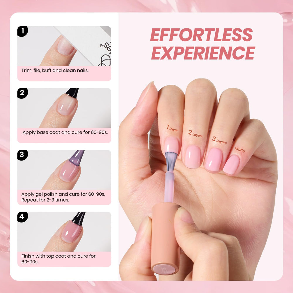 Beetles Gel Polish Whispers Love: acabado brillante y durable en uñas.