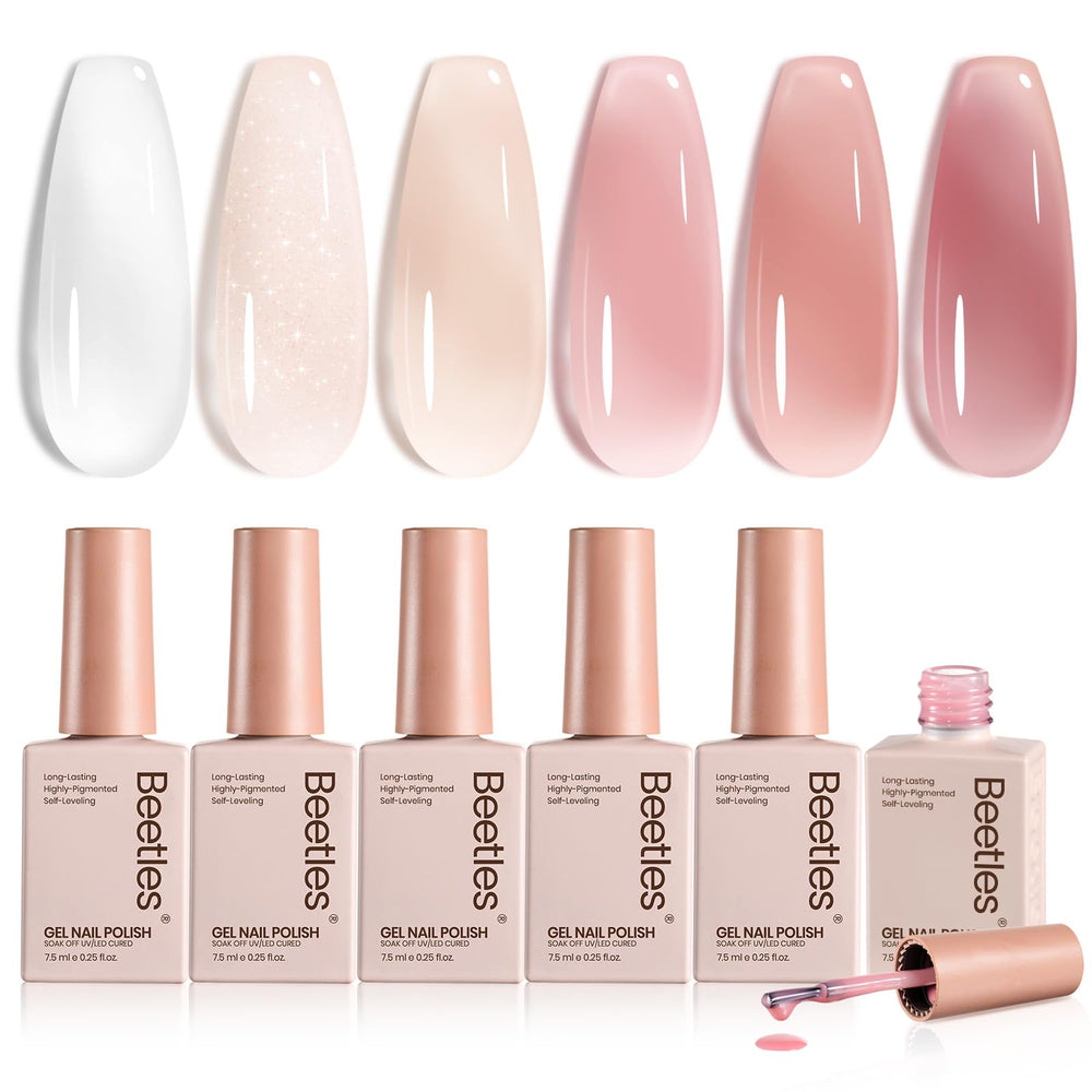 Beetles Gel Polish Whispers Love: set en caja, ideal para empezar manicuras en casa.