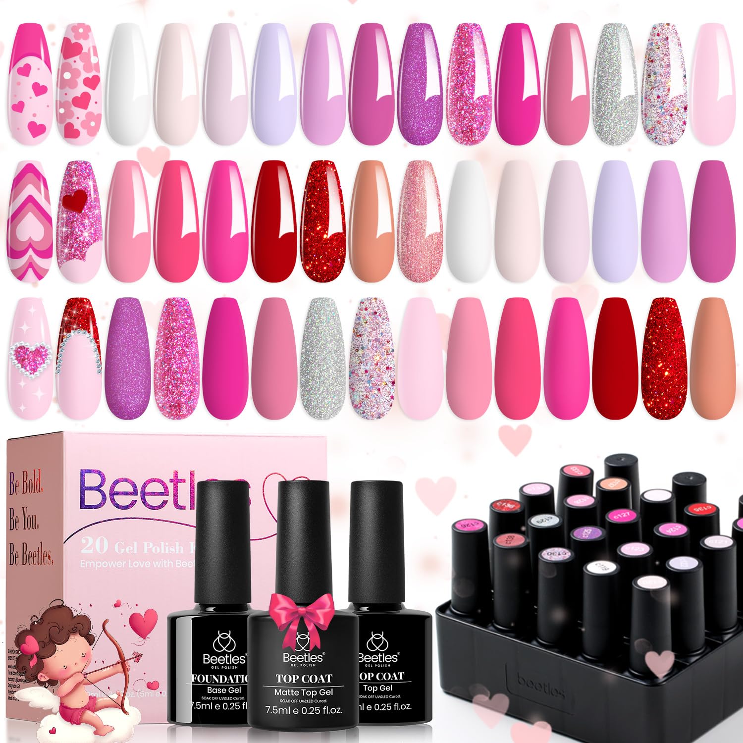 Beetles gift packaging ready for gifting manicure lovers.