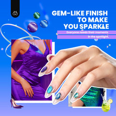 Beetles glossy top coat adds high-shine protection and luster.