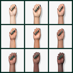 Beetles Emma Emerald manicure-ready gel polish demonstrates durable enamel for weeks.