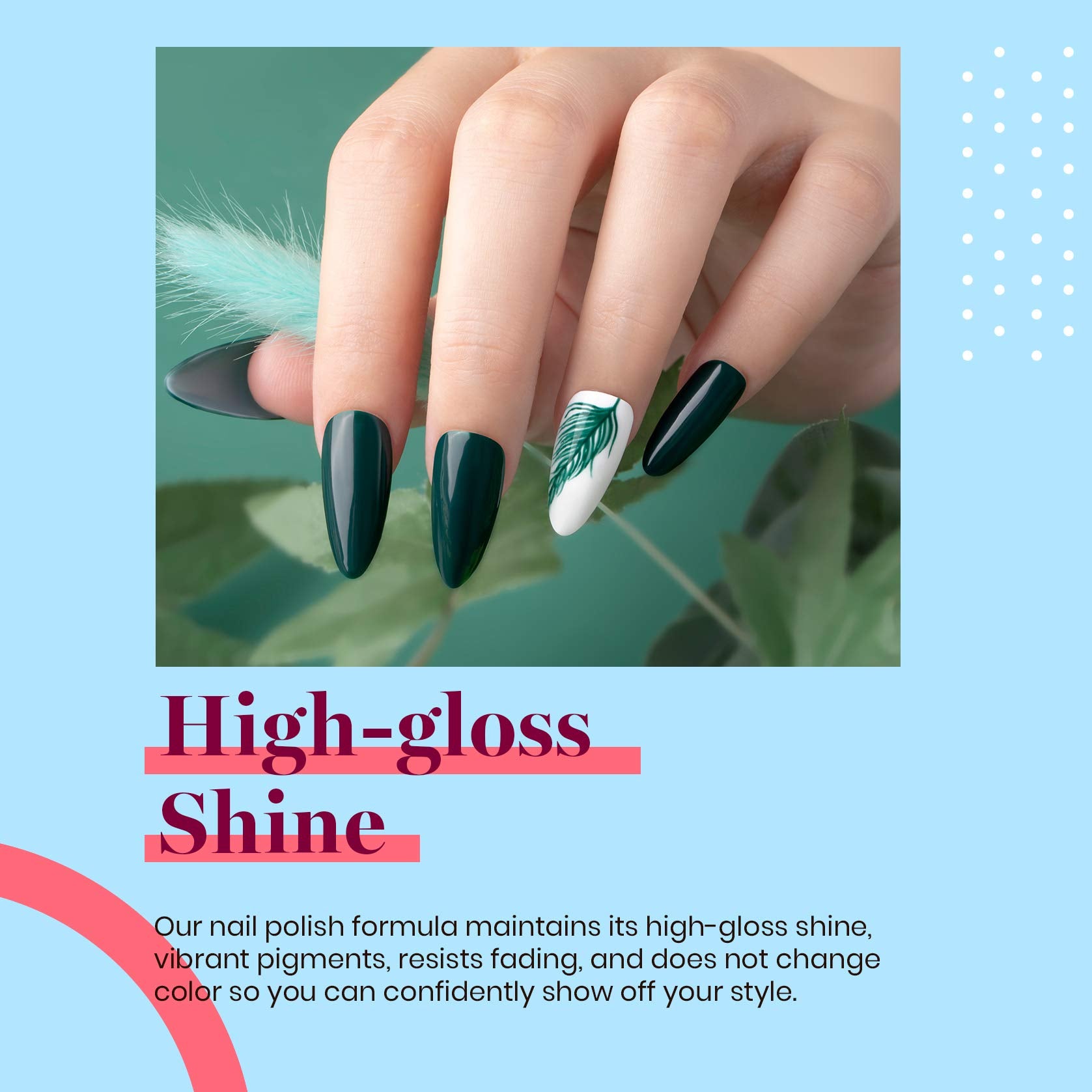 Beetles Emma Emerald gel polish with base/top coat guidance for best durability.