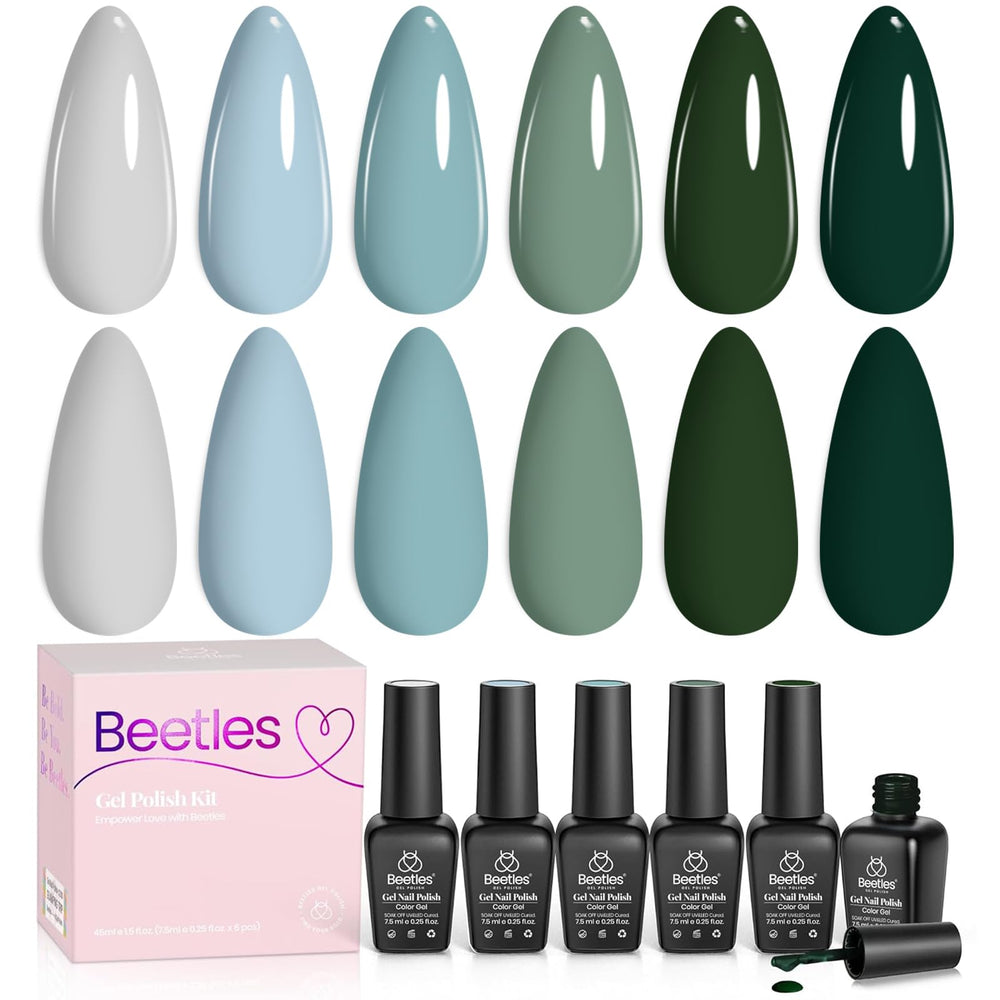 Beetles Gel Polish Set: lámpara ultravioleta o LED para curado rápido.