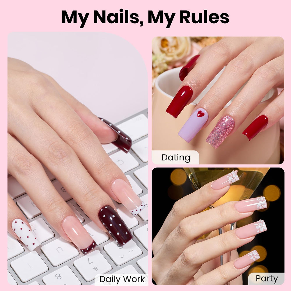 Beetles hands free nail glue gel for strong extension adhesion