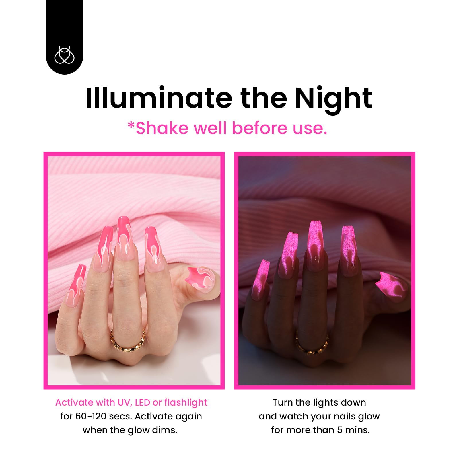 Beetles hot pink gel polish vibrant pigment for bold nail coverage