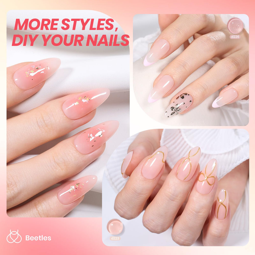 Aplicación suave con Beetles Jelly Gel para uso diario