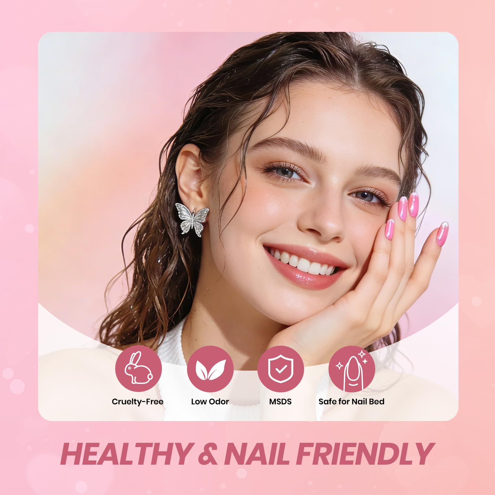 Beetles Jelly Gel Polish, efecto corrector translúcido para corrección de imperfecciones