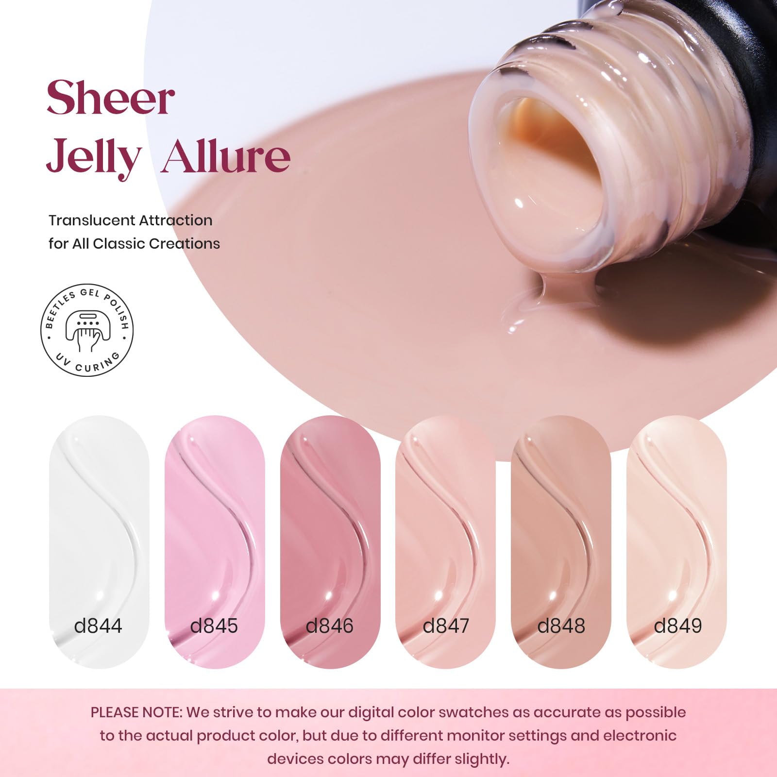 Beetles Jelly Gel regalo perfecto para amantes del arte de uñas.