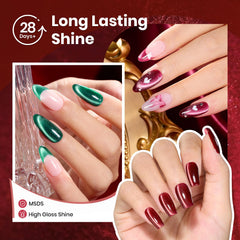 Beetles Jewel Parade ojo de gato morado, gel esmaltado con magneto para un look sofisticado.
