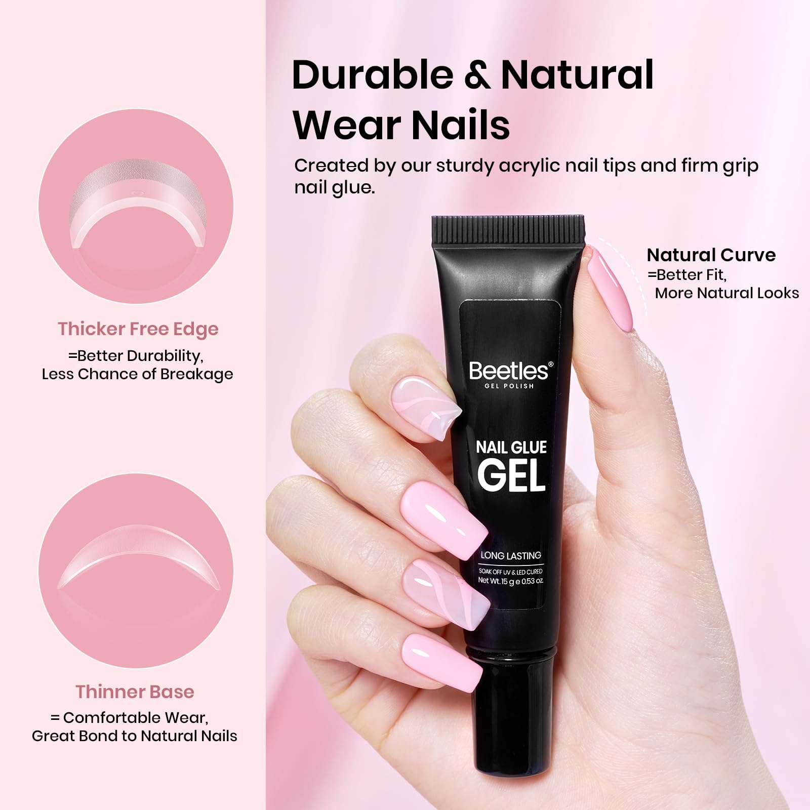 Beetles Gel Nail Kit: deshidratante para preparar la superficie de la uña.
