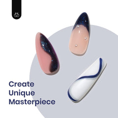 Beetles Gel se cura rápidamente bajo lámpara de uñas.