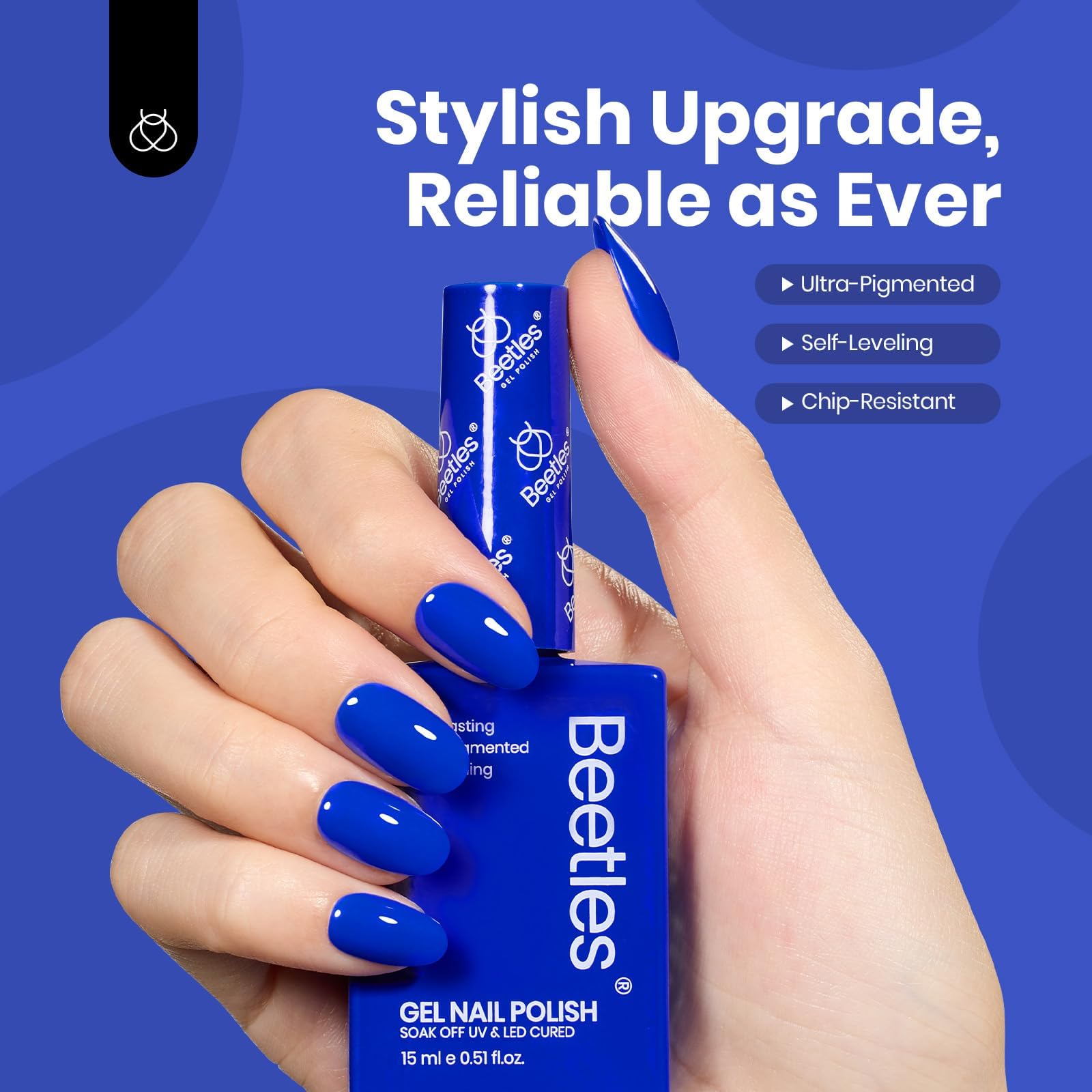 Envase Beetles Gel 15 ml, práctico y compacto