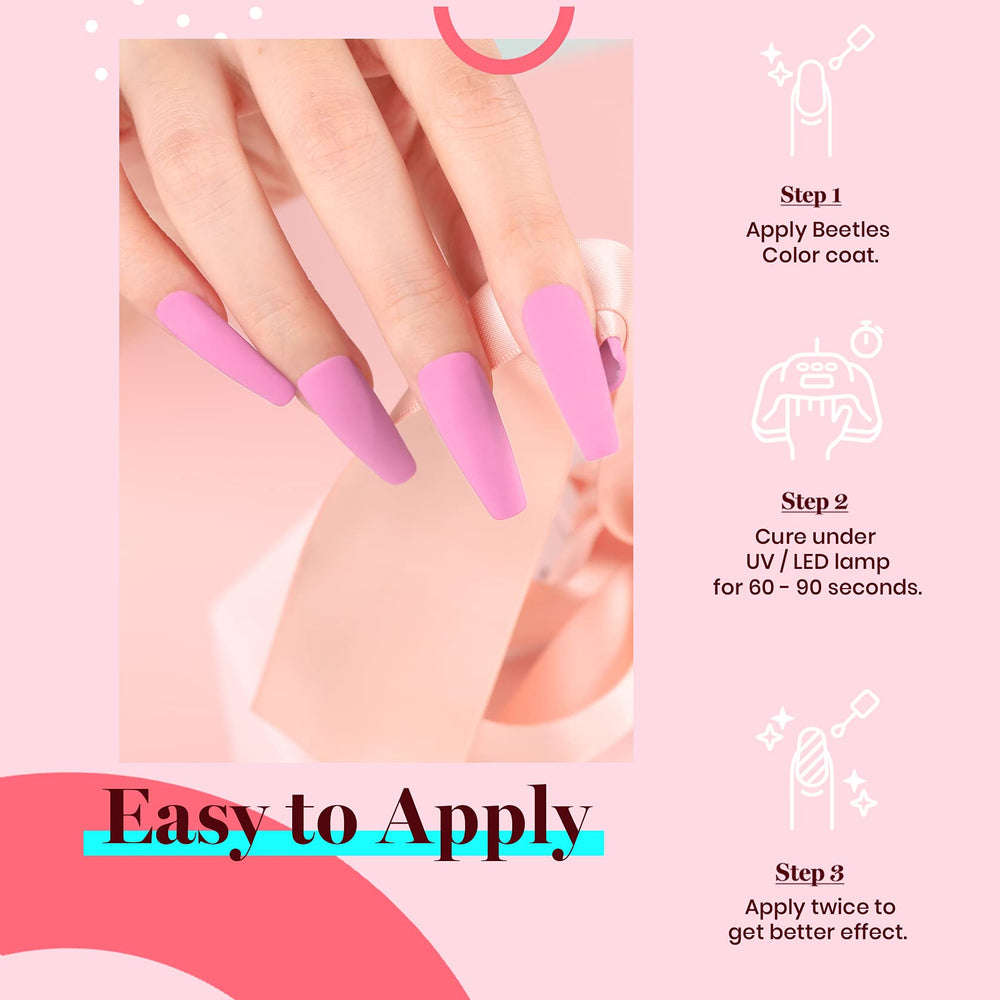 Beetles LED lamp curing nails for quick gel hardening