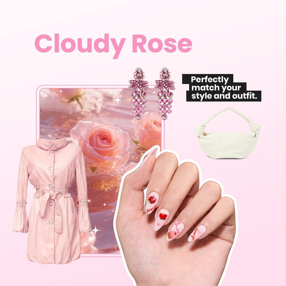 Beetles High-gloss finish highlights pale pink radiance