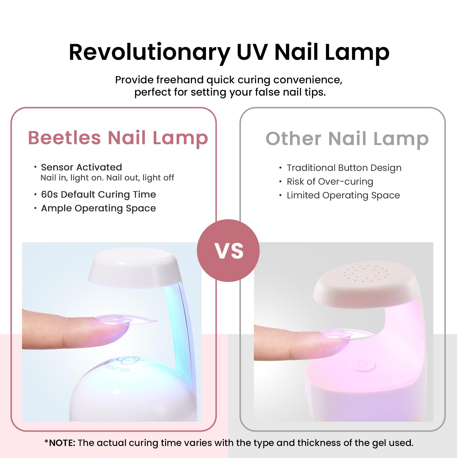 Beetles lima de uñas para un acabado suave y limpio