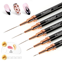 Beetles Liner brush 5mm for crisp gel lines and precision.