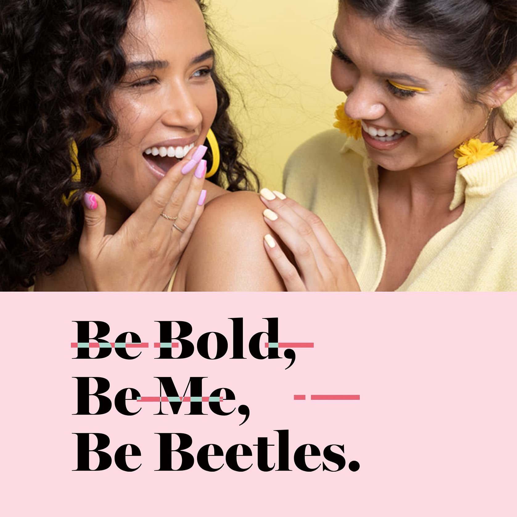 Beetles long-lasting manicure on nails with durable salon-quality finish