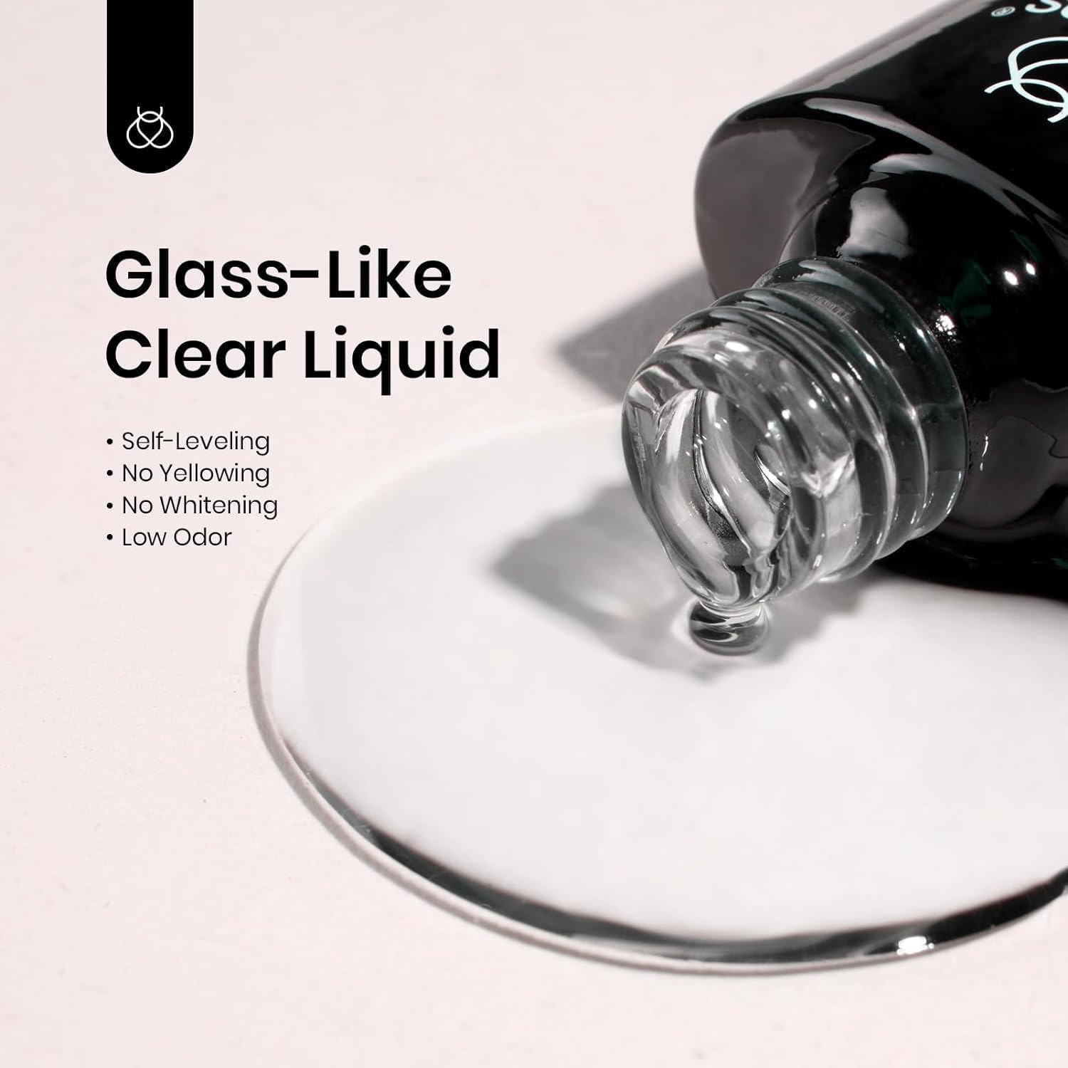 Beetles long-lasting shine on black and white gel polish.