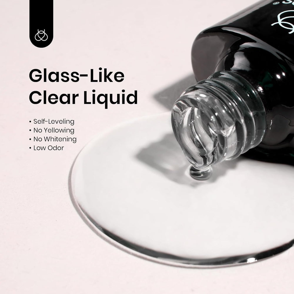 Beetles long-lasting shine on black and white gel polish.