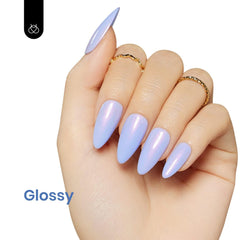 Beetles Gel Polish malva pastel, tono suave para uñas modernas.